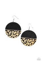 Load image into Gallery viewer, Paparazzi Jungle Catwalk - Black Earrings
