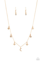Load image into Gallery viewer, Paparazzi Cosmic Runway - Gold Necklace
