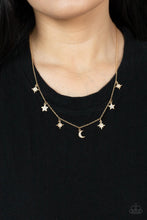 Load image into Gallery viewer, Paparazzi Cosmic Runway - Gold Necklace
