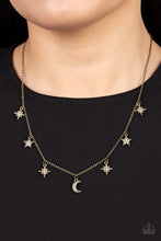 Load image into Gallery viewer, Paparazzi Cosmic Runway - Brass Necklace
