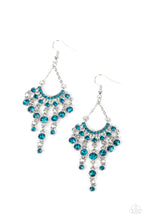 Load image into Gallery viewer, Paparazzi Commanding Candescence - Blue Earring
