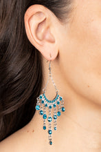 Load image into Gallery viewer, Paparazzi Commanding Candescence - Blue Earring
