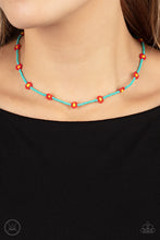Load image into Gallery viewer, Paparazzi Colorfully Flower Child - Blue Necklace
