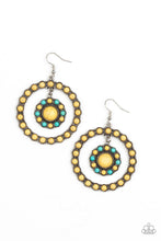 Load image into Gallery viewer, Paparazzi Saguaro Sanctuary - Yellow Earrings
