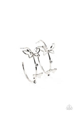 Load image into Gallery viewer, Paparazzi Full Out Flutter - White Earring
