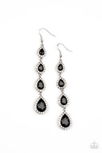 Load image into Gallery viewer, Paparazzi Confidently Classy - Black Earring
