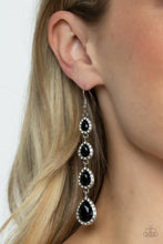 Load image into Gallery viewer, Paparazzi Confidently Classy - Black Earring
