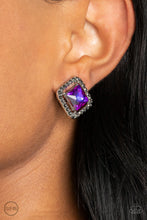 Load image into Gallery viewer, Paparazzi Cosmic Catwalk - Purple Earring
