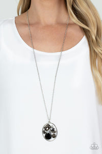 Paparazzi Scandalously Scattered - Black Necklace