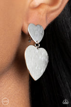 Load image into Gallery viewer, Paparazzi Cowgirl Crush - Silver Earrings
