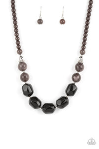 Paparazzi Ten Out of TENACIOUS - Black Necklace