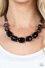 Load image into Gallery viewer, Paparazzi Ten Out of TENACIOUS - Black Necklace
