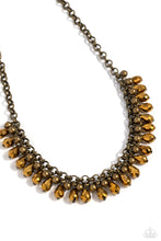 Load image into Gallery viewer, Paparazzi Metro Monarchy - Brass Necklace
