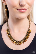 Load image into Gallery viewer, Paparazzi Metro Monarchy - Brass Necklace
