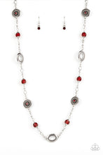 Load image into Gallery viewer, Paparazzi Glammed Up Goals - Red Necklace

