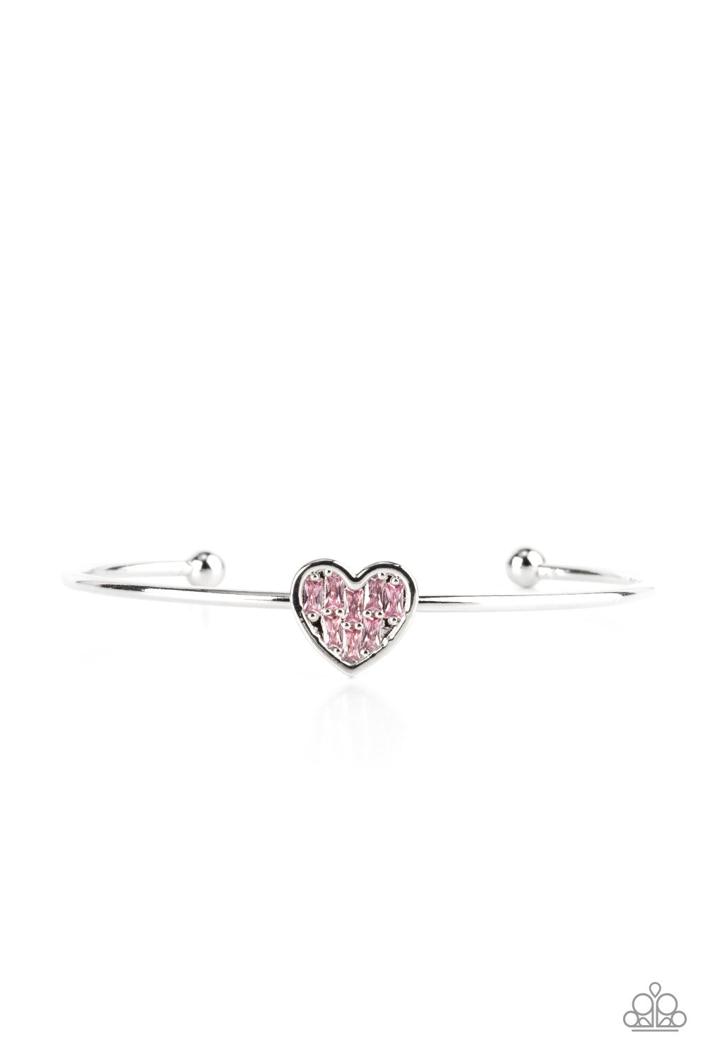 Paparazzi Heart of Ice - Pink Bracelet