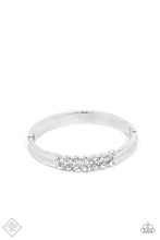 Load image into Gallery viewer, Paparazzi Doubled Down Dazzle - White Bracelet
