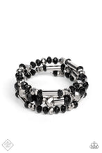 Load image into Gallery viewer, Paparazzi Dynamic Dazzle - Black Bracelet
