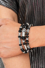 Load image into Gallery viewer, Paparazzi Dynamic Dazzle - Black Bracelet
