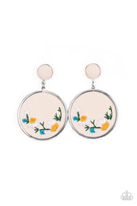 Paparazzi Embroidered Gardens - Multi Earrings