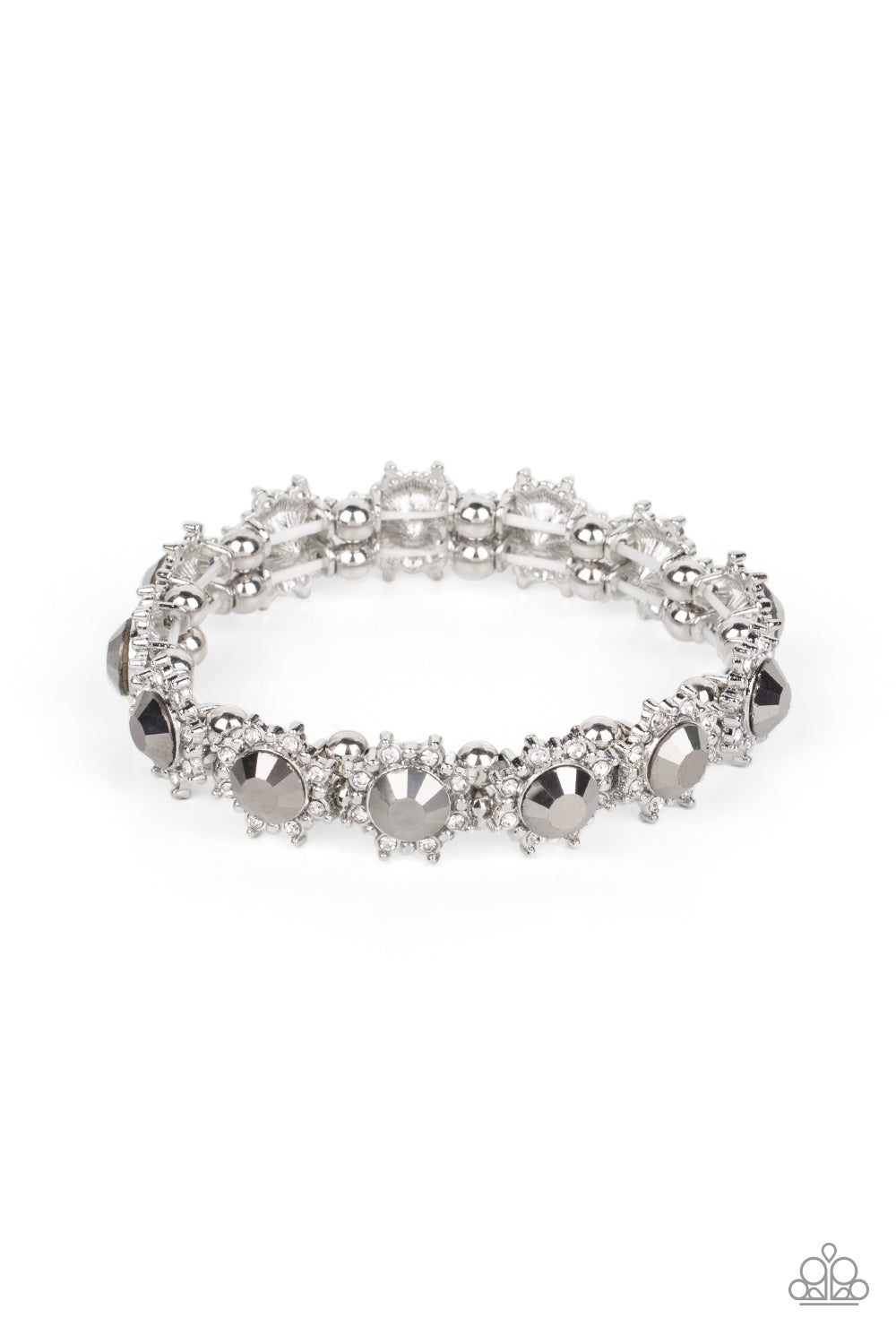 Paparazzi Prismatic Palace - Silver Bracelet