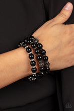 Load image into Gallery viewer, Paparazzi Poshly Packing - Black Bracelet
