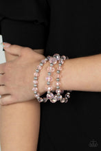 Load image into Gallery viewer, Paparazzi Eiffel Tower Tryst - Pink Bracelet
