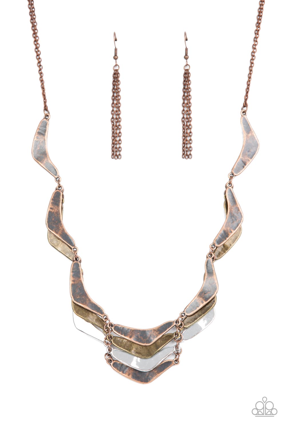 Paparazzi Mixed Metal Mecca - Copper Necklace