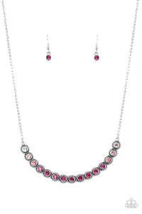 Paparazzi Throwing SHADES - Pink Necklace