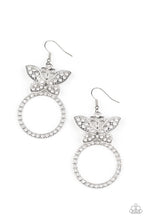 Load image into Gallery viewer, Paparazzi Paradise Found - White Earrings
