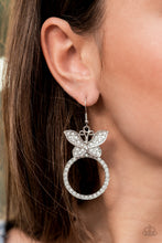 Load image into Gallery viewer, Paparazzi Paradise Found - White Earrings
