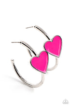 Load image into Gallery viewer, Paparazzi Kiss Up - Pink Earring
