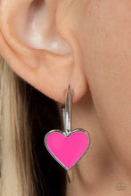 Load image into Gallery viewer, Paparazzi Kiss Up - Pink Earring
