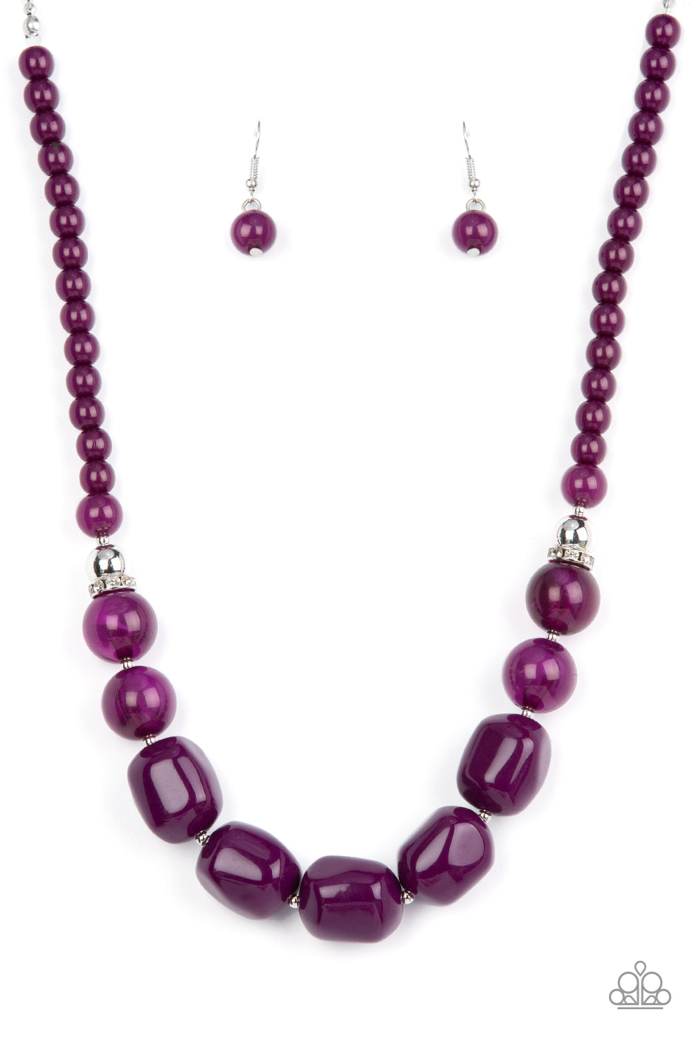 Paparazzi Ten Out of TENACIOUS - Purple Necklace