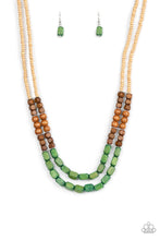 Load image into Gallery viewer, Paparazzi Bermuda Bellhop - Green Necklace
