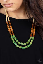 Load image into Gallery viewer, Paparazzi Bermuda Bellhop - Green Necklace

