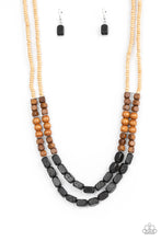 Load image into Gallery viewer, Paparazzi Bermuda Bellhop - Black Necklace
