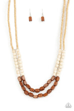 Load image into Gallery viewer, Paparazzi Bermuda Bellhop - Brown Necklace
