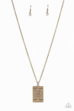 Load image into Gallery viewer, Paparazzi All About Trust - Brass Necklace
