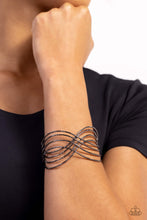 Load image into Gallery viewer, Paparazzi WIRE Away - Black Bracelet
