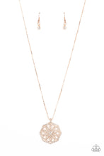 Load image into Gallery viewer, Paparazzi Botanical Bling - Rose Gold Necklace
