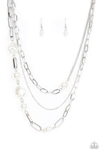 Load image into Gallery viewer, Paparazzi Modern Innovation - White Necklace
