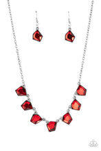 Load image into Gallery viewer, Paparazzi Experimental Edge - Red Necklace
