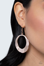 Load image into Gallery viewer, Paparazzi Urban Eclipse - Rose Gold Earrings
