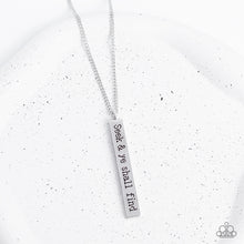 Load image into Gallery viewer, Paparazzi Matt 7:7 - Silver Necklace
