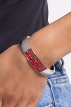 Load image into Gallery viewer, Paparazzi Record-Breaking Bling - Red Bracelet
