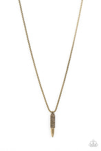 Load image into Gallery viewer, Paparazzi Highland Hunter - Brass Necklace
