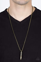 Load image into Gallery viewer, Paparazzi Highland Hunter - Brass Necklace
