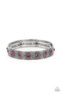 Paparazzi Venetian Valentine - Pink Bracelet