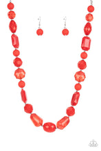 Load image into Gallery viewer, Paparazzi Here Today, GONDOLA Tomorrow - Red Necklace
